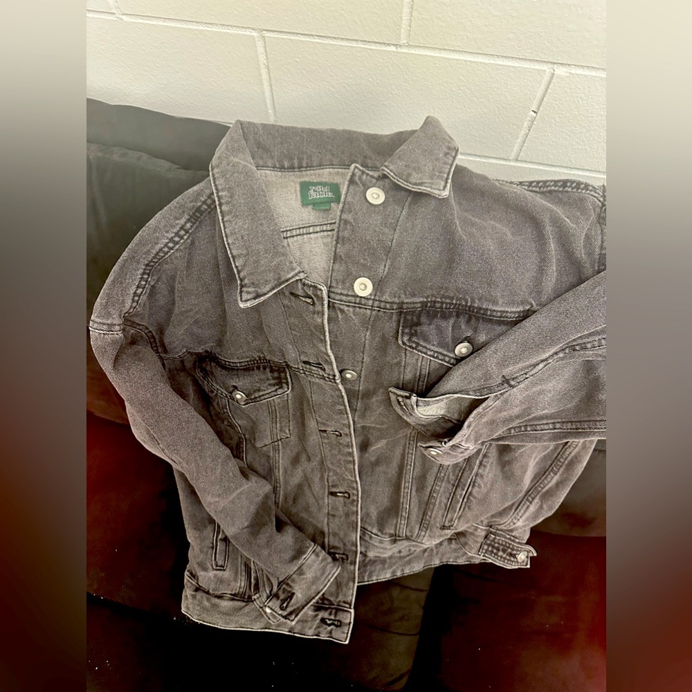 Oversized jean jacket